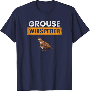 Grouse Whisperer, Bird Hunting Grouse T-Shirt - T-Shirt | Navy