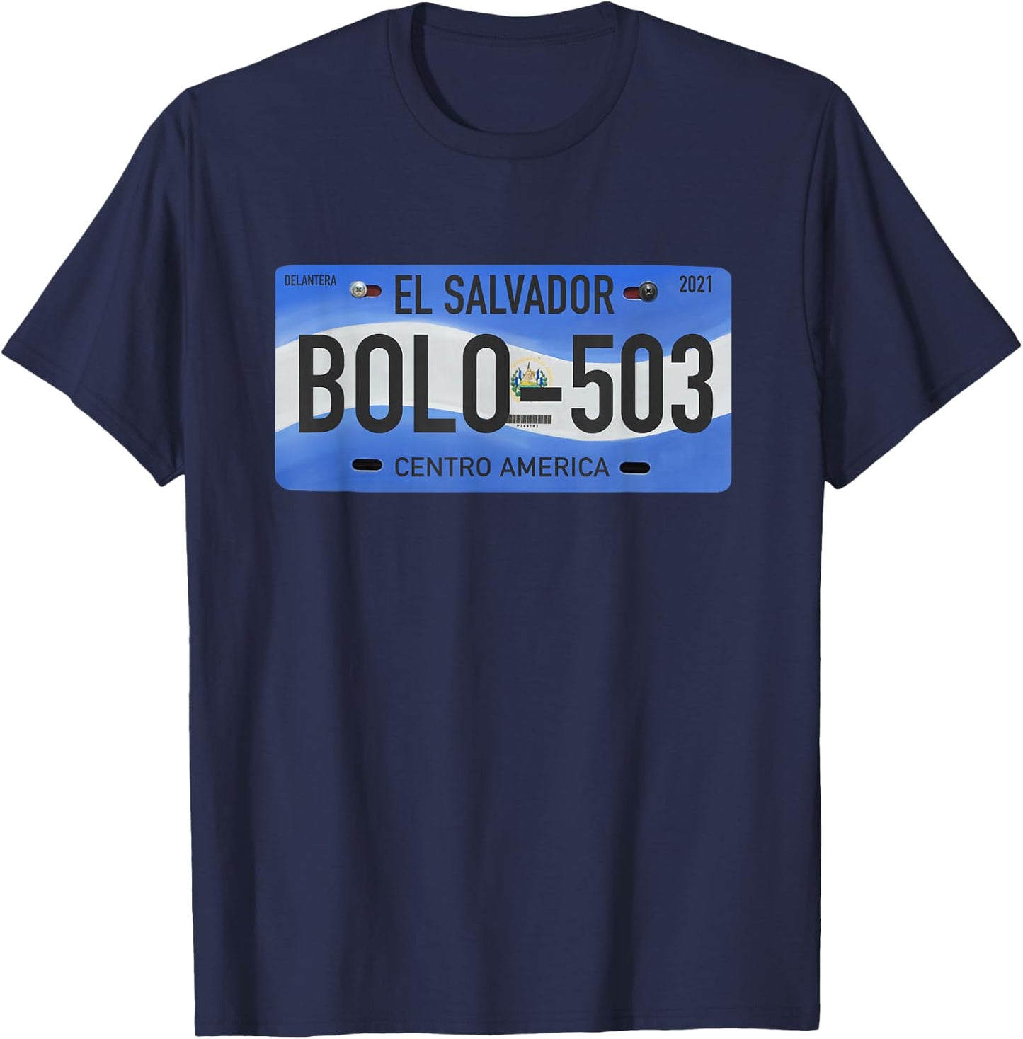El Salvador Pupusas Typical Phrases T-Shirt - T-Shirt | Navy