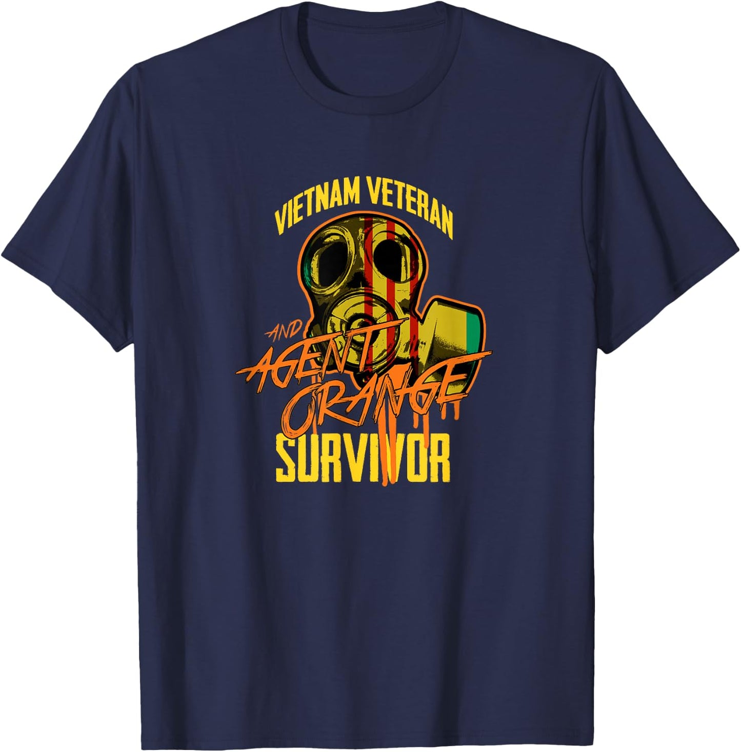 Agent Orange Survivor T-Shirt - T-Shirt | Navy