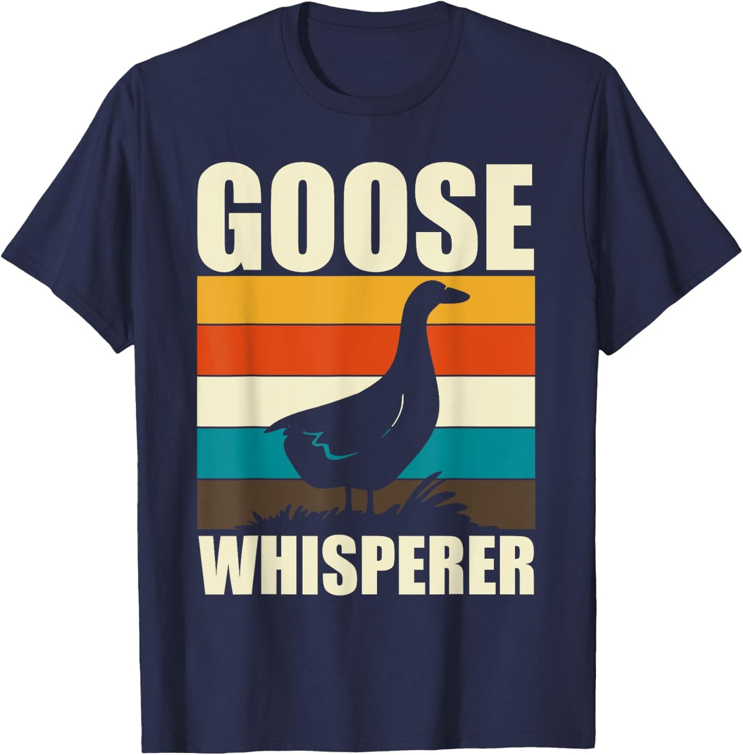 Goose Whisperer Goose T-Shirt - T-Shirt | Navy
