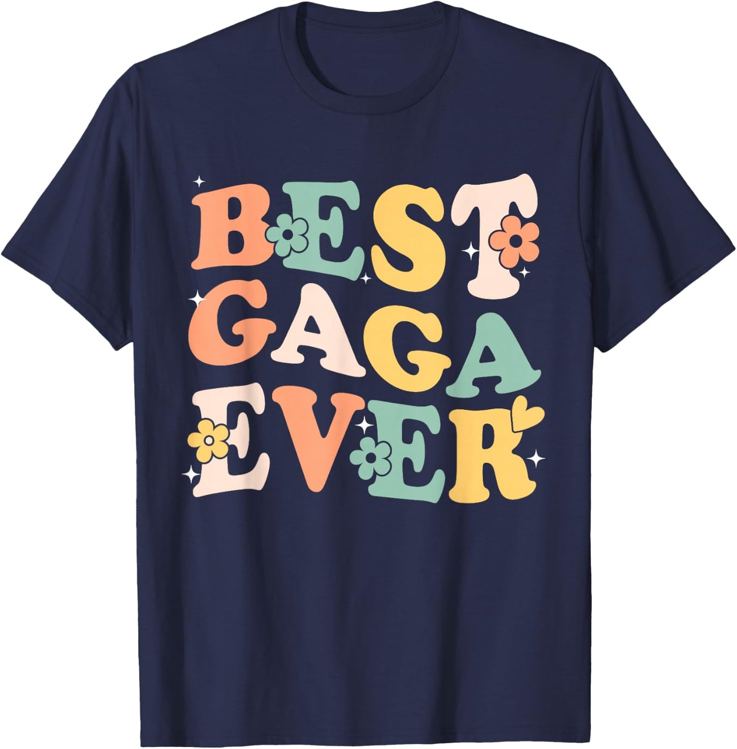 Best Gaga Ever Lovely Vintage Inspired Graphic T-Shirt - T-Shirt | Navy