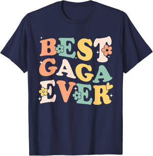 Best Gaga Ever Lovely Vintage Inspired Graphic T-Shirt - T-Shirt | Navy