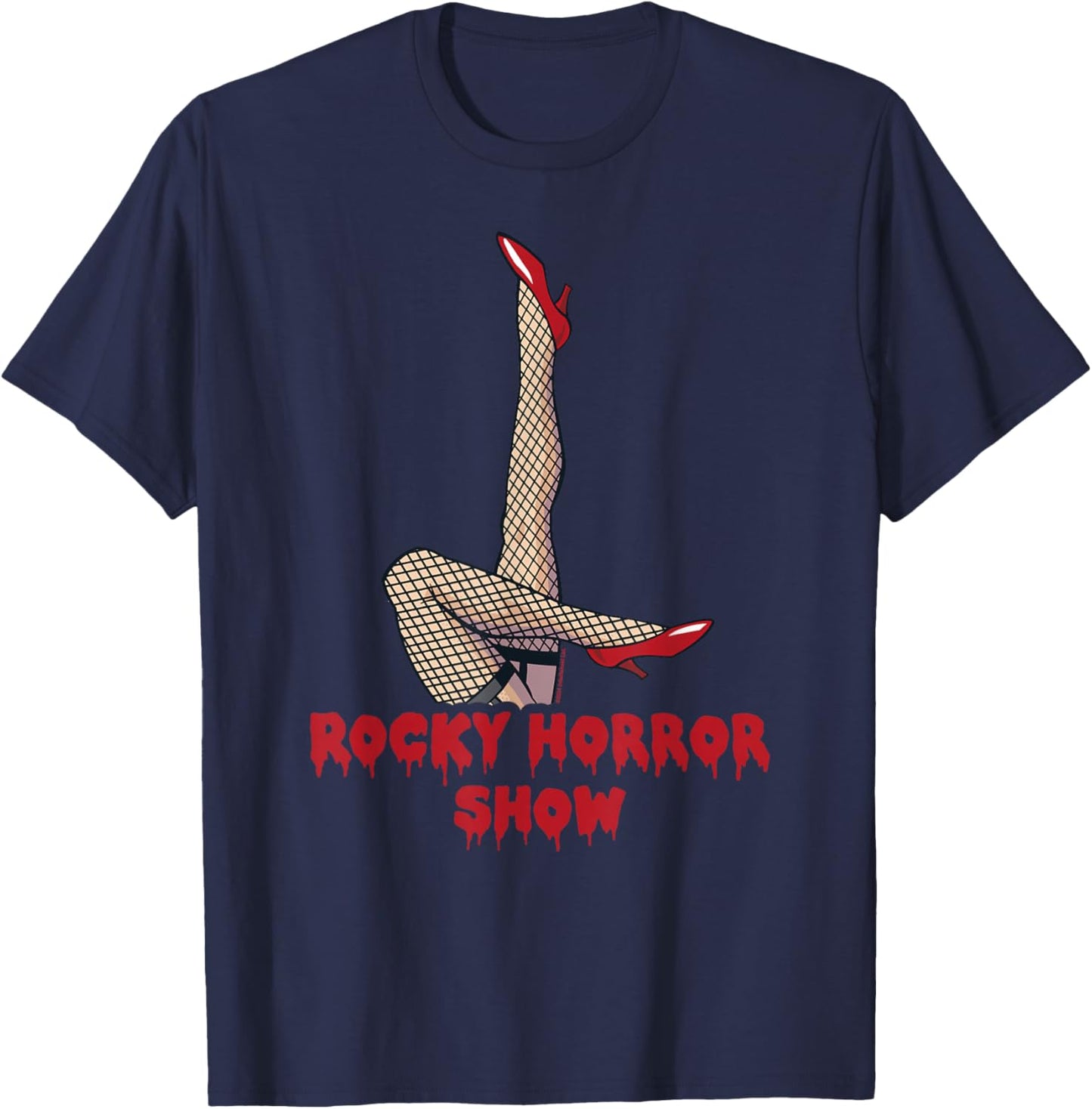 Rocky Horror Show Legs Up Logo T-Shirt - T-Shirt | Navy