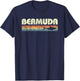 Bermuda Shark Vintage Girls Boys Cruise Souvenir T-Shirt - T-Shirt | Navy