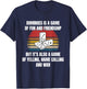 Dominoes Game Domino Hobby Funny Saying Bad Loser Quote T-Shirt - T-Shirt | Navy