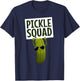 Funny Pickle Design Women Kids Cucumber Pickle Lover T-Shirt - T-Shirt | Navy