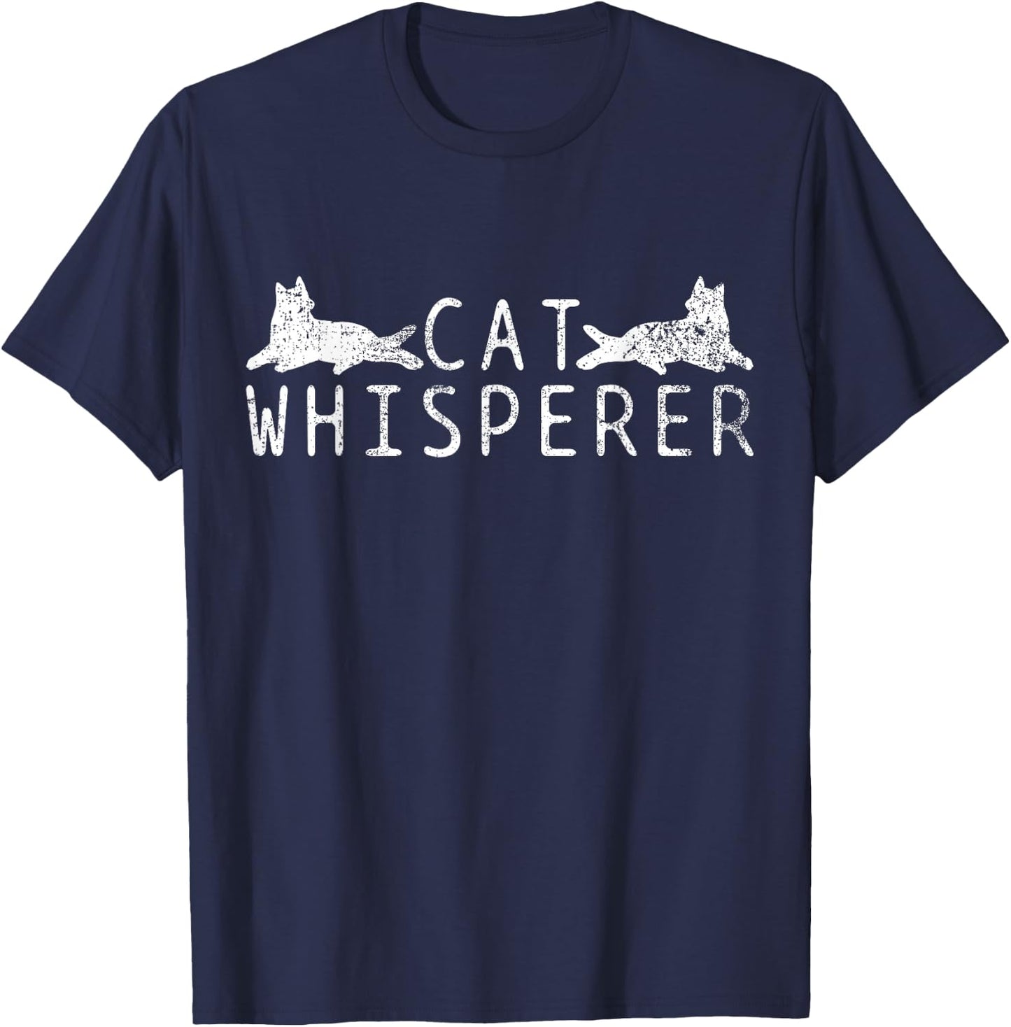 Cat Whisperer T-Shirt - T-Shirt | Navy