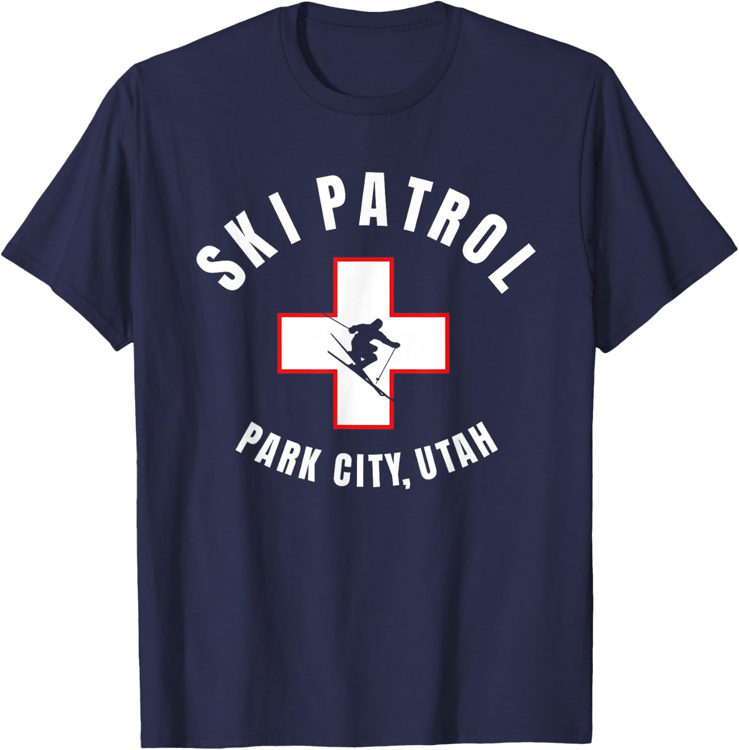 Park City Utah Ski Patrol T-Shirt - T-Shirt | Navy