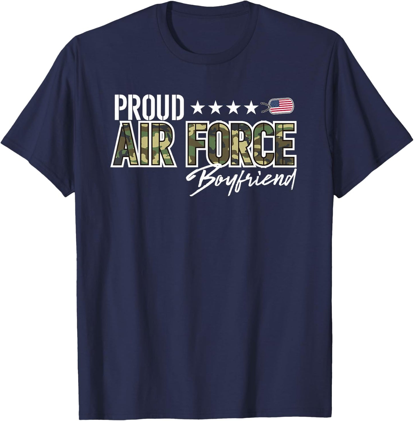 OCP Proud Air Force Boyfriend T-Shirt - T-Shirt | Navy
