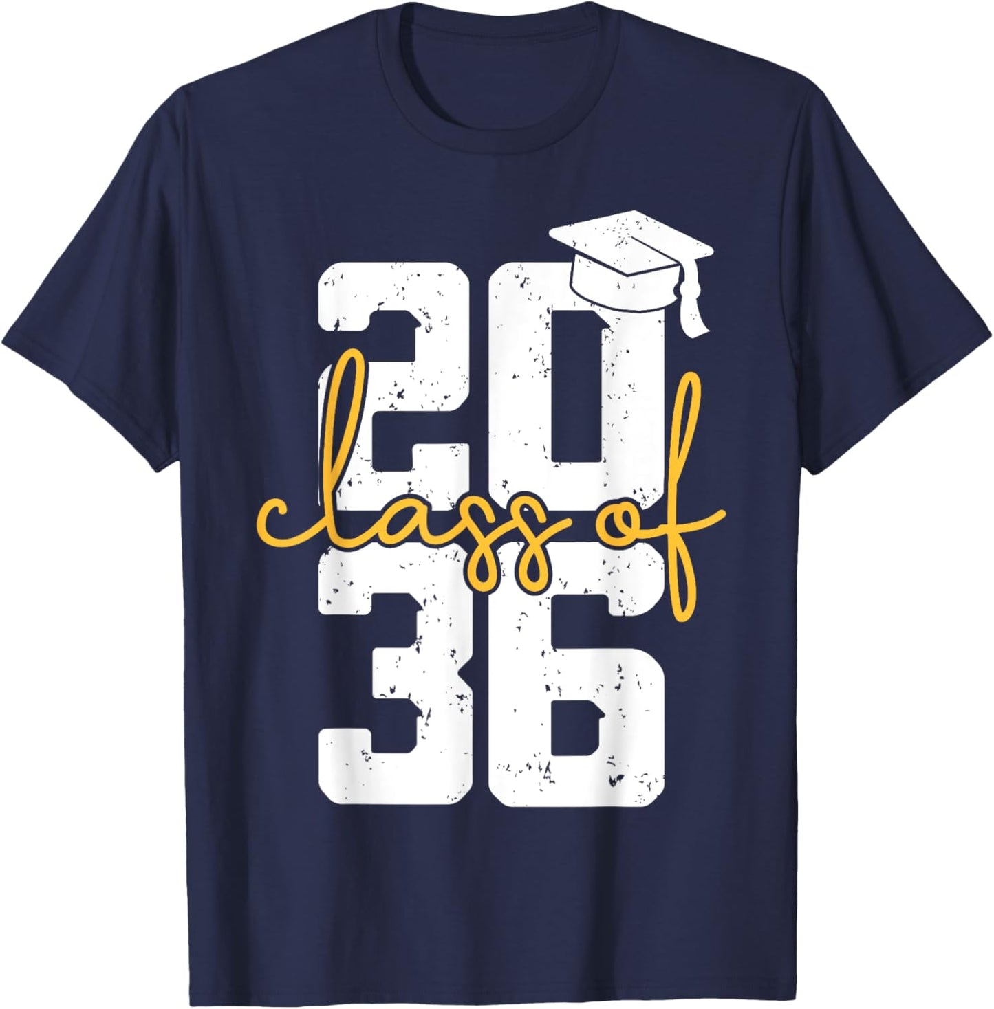 Class Of 2036 Graduation T-Shirt - T-Shirt | Navy