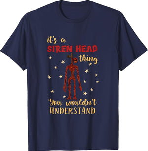 American Cryptid Siren Head Kids T-Shirt - T-Shirt | Navy
