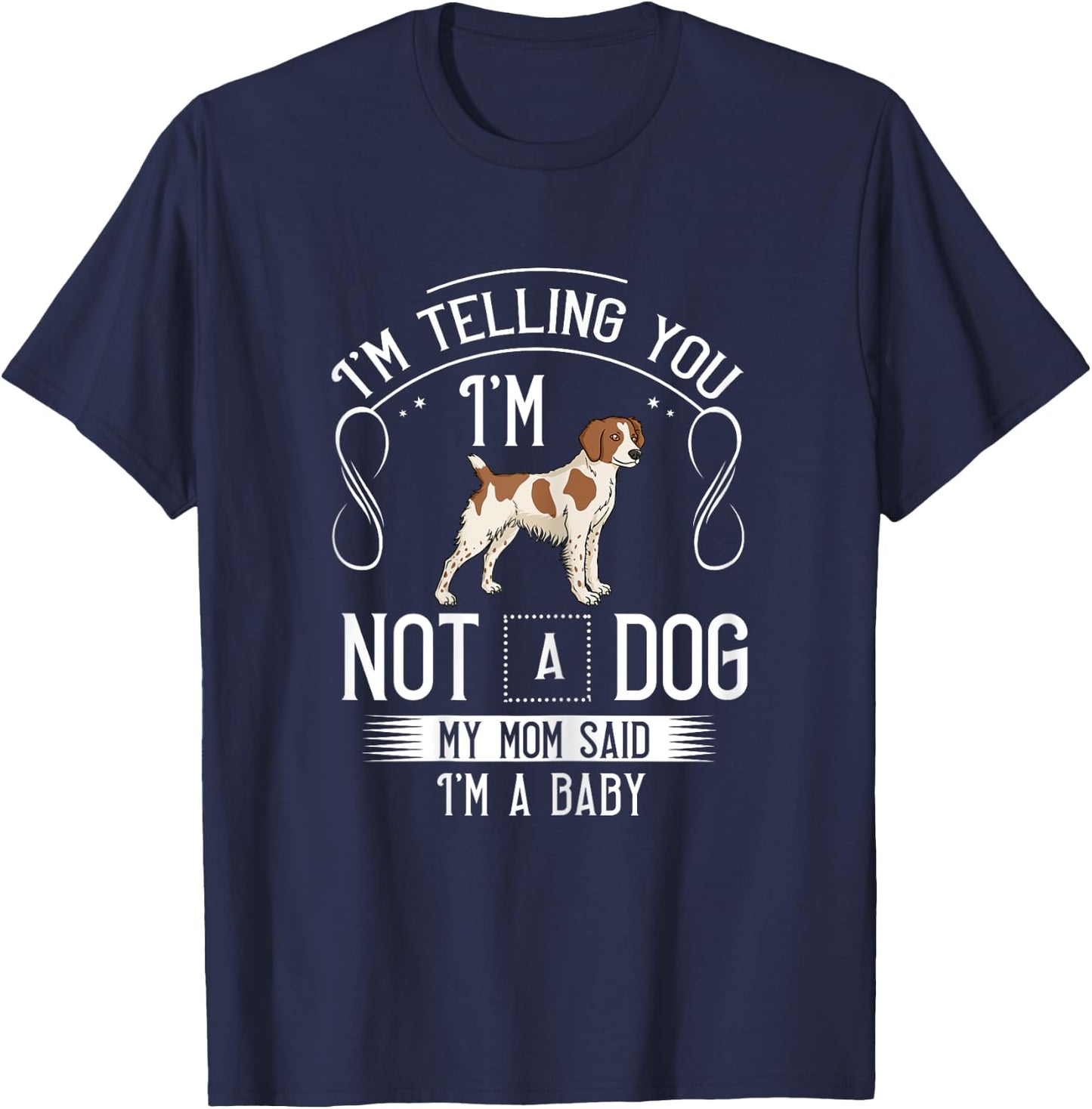 French Brittany Spaniel Puppies Owner Lover T-Shirt - T-Shirt | Navy