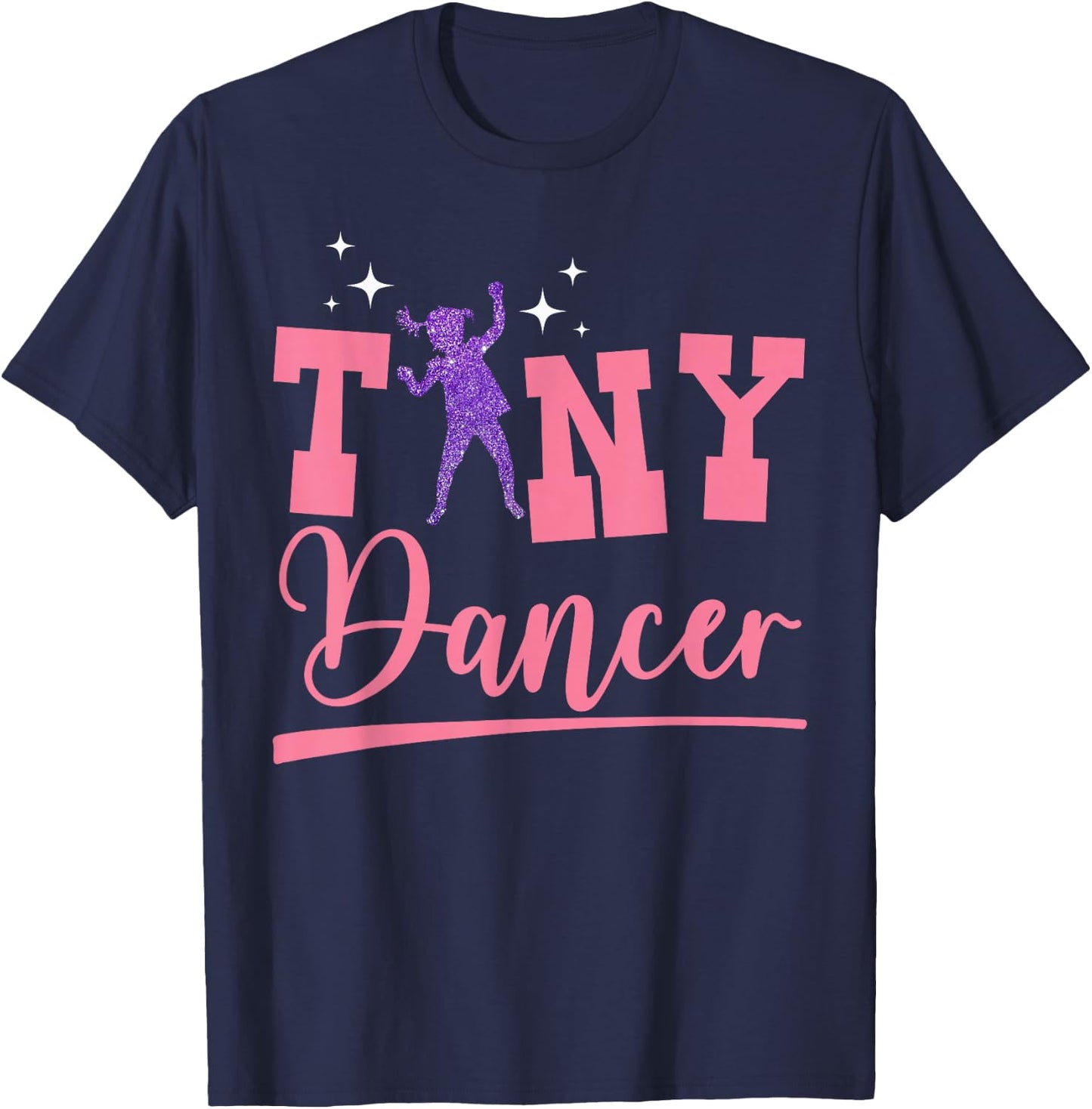 Tiny Dancer Cute Dance Kids Dancing Workout Practice Dancers T-Shirt - T-Shirt | Navy