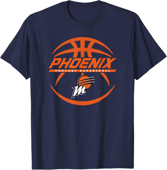 WNBA Phoenix Mercury The Rock T-Shirt - T-Shirt | Navy