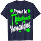Math Teacher Pi Day St Patrick's Day 2023 Shamrock Funny Pun T-Shirt - T-Shirt | Navy