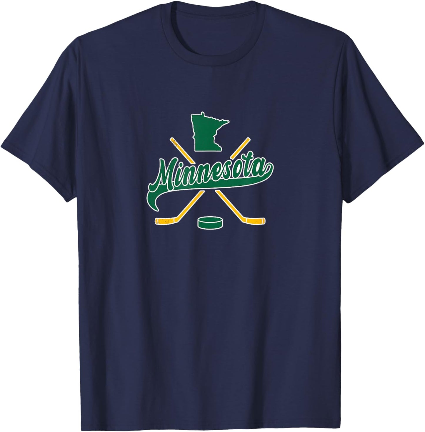Minnesota State of Hockey T-Shirt - T-Shirt | Navy