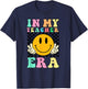 In My Teacher Era Retro Back To School Teacher Student T-Shirt - T-Shirt | Navy