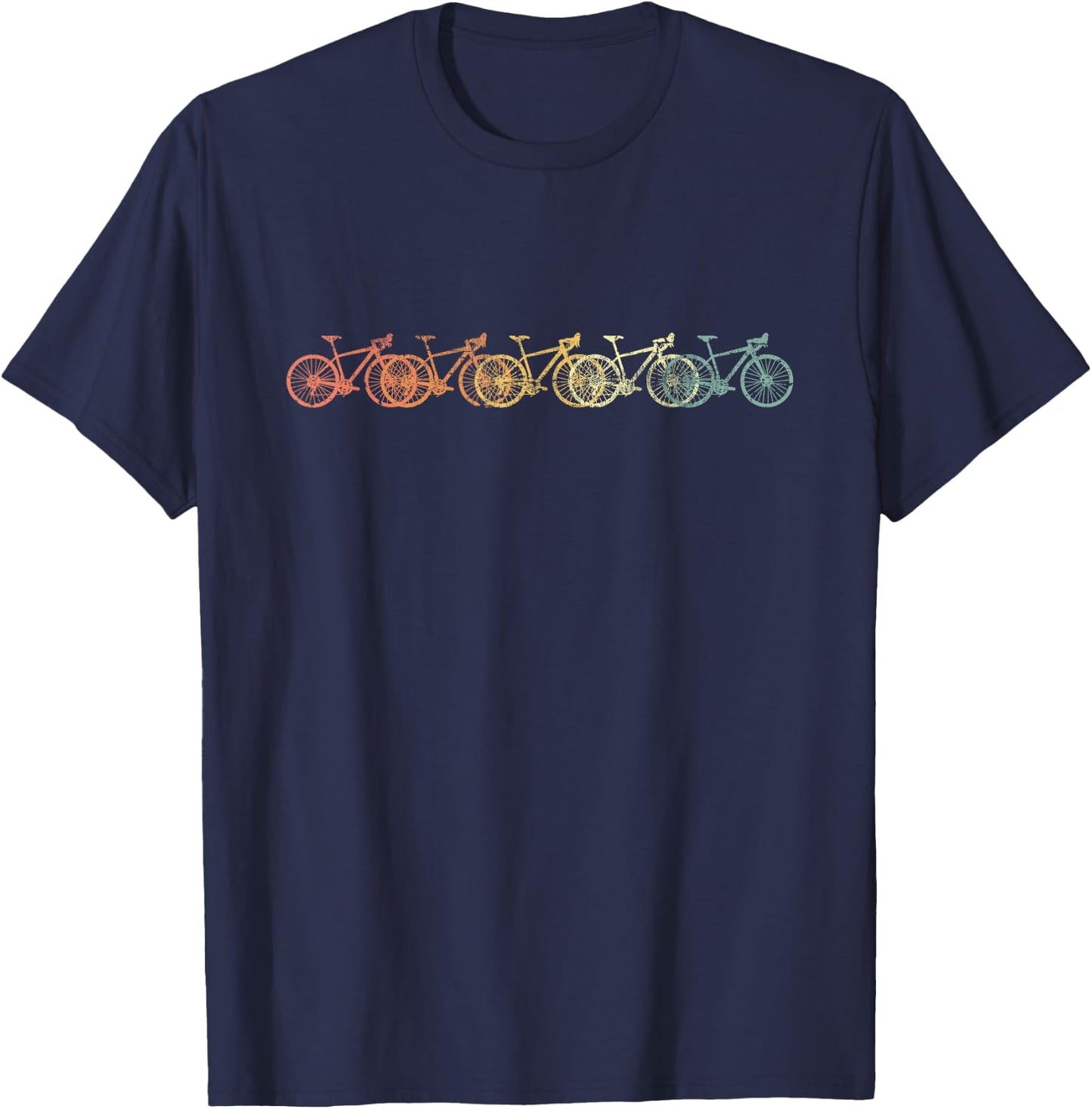 Bicycle Vintage Road Bike T-Shirt - T-Shirt | Navy
