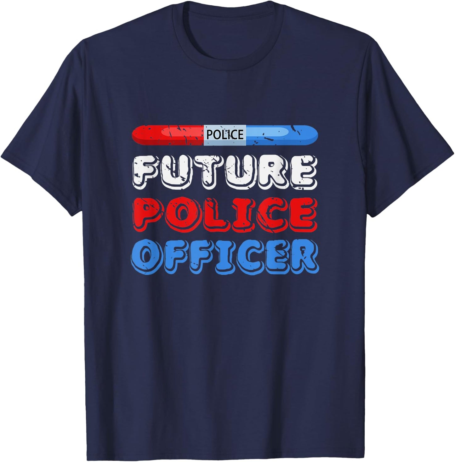 Future Policeman Federal Agent Gift Police T-Shirt - T-Shirt | Navy