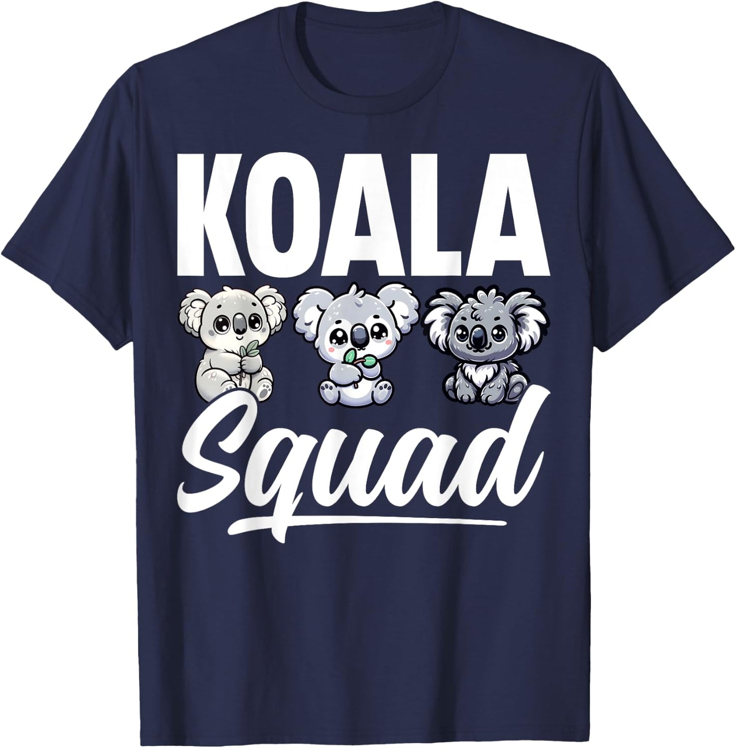 Koala Squad Gifts - Funny Koala Bear Lover Men Women Kids T-Shirt - T-Shirt | Navy