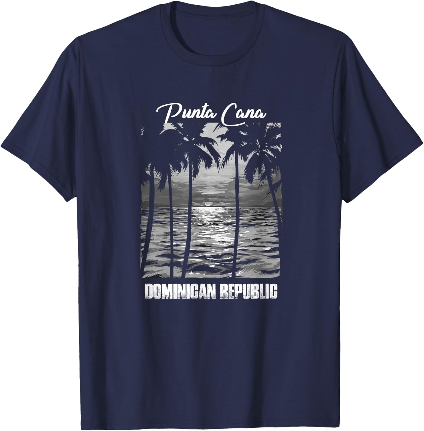 Punta Cana Souvenir - Dominican Republic Reminder T-Shirt - T-Shirt | Navy