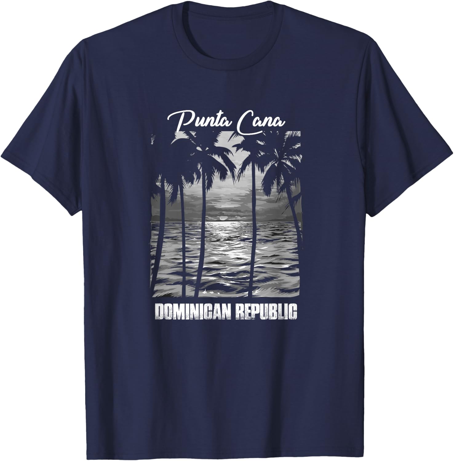 Punta Cana Souvenir - Dominican Republic Reminder T-Shirt - T-Shirt | Navy