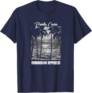 Punta Cana Souvenir - Dominican Republic Reminder T-Shirt - T-Shirt | Navy