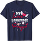 My-Love Language Is Prayer We Can Safely Trust God Christian T-Shirt - T-Shirt | Navy