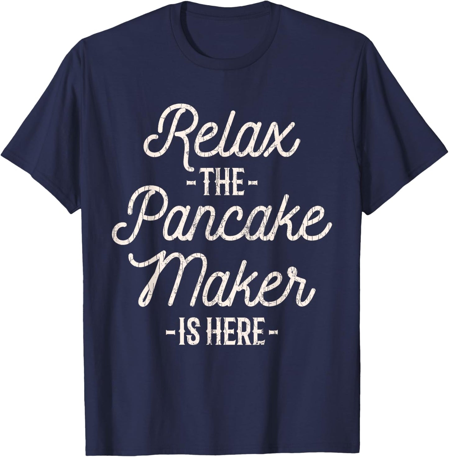 Pancake Baker Pancake Lovers Funny T-Shirt - T-Shirt | Navy