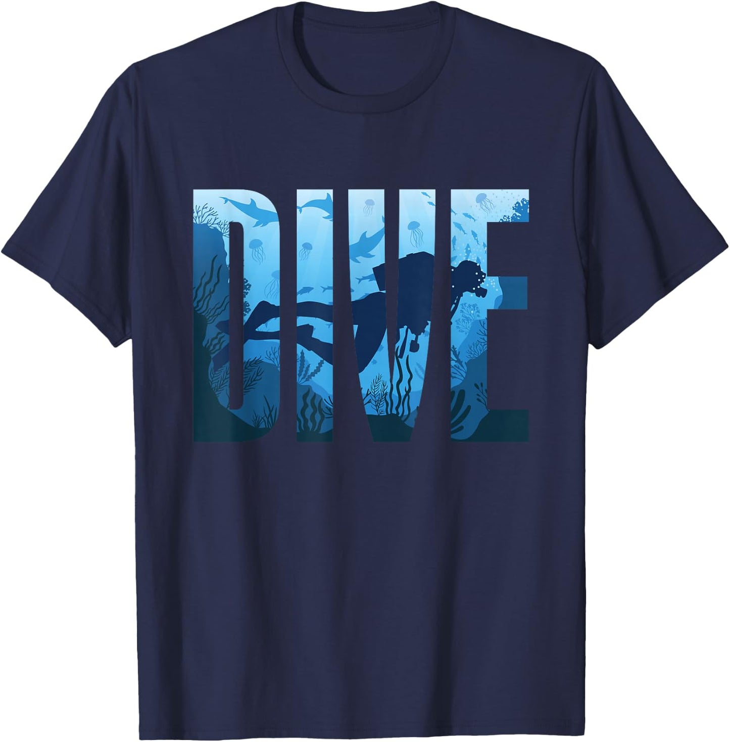 Dive Scuba Diving T-Shirt - T-Shirt | Navy
