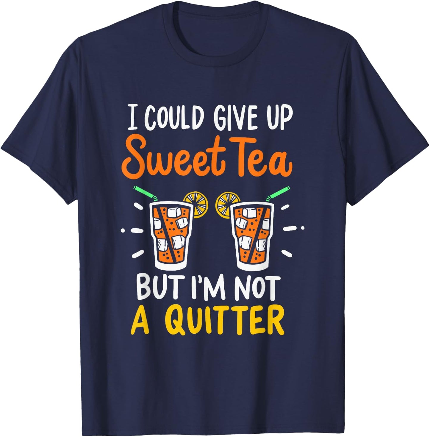 Funny Sweet Tea Loving Gift - Great Countryside Sweet Tea T-Shirt - T-Shirt | Navy