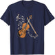 Orchestra Violin Player Gift Musical Instrument Violin Small T-Shirt - T-Shirt | Navy