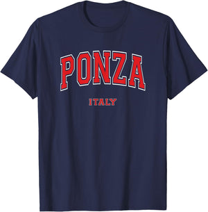 Ponza Italy City T-Shirt - T-Shirt | Navy