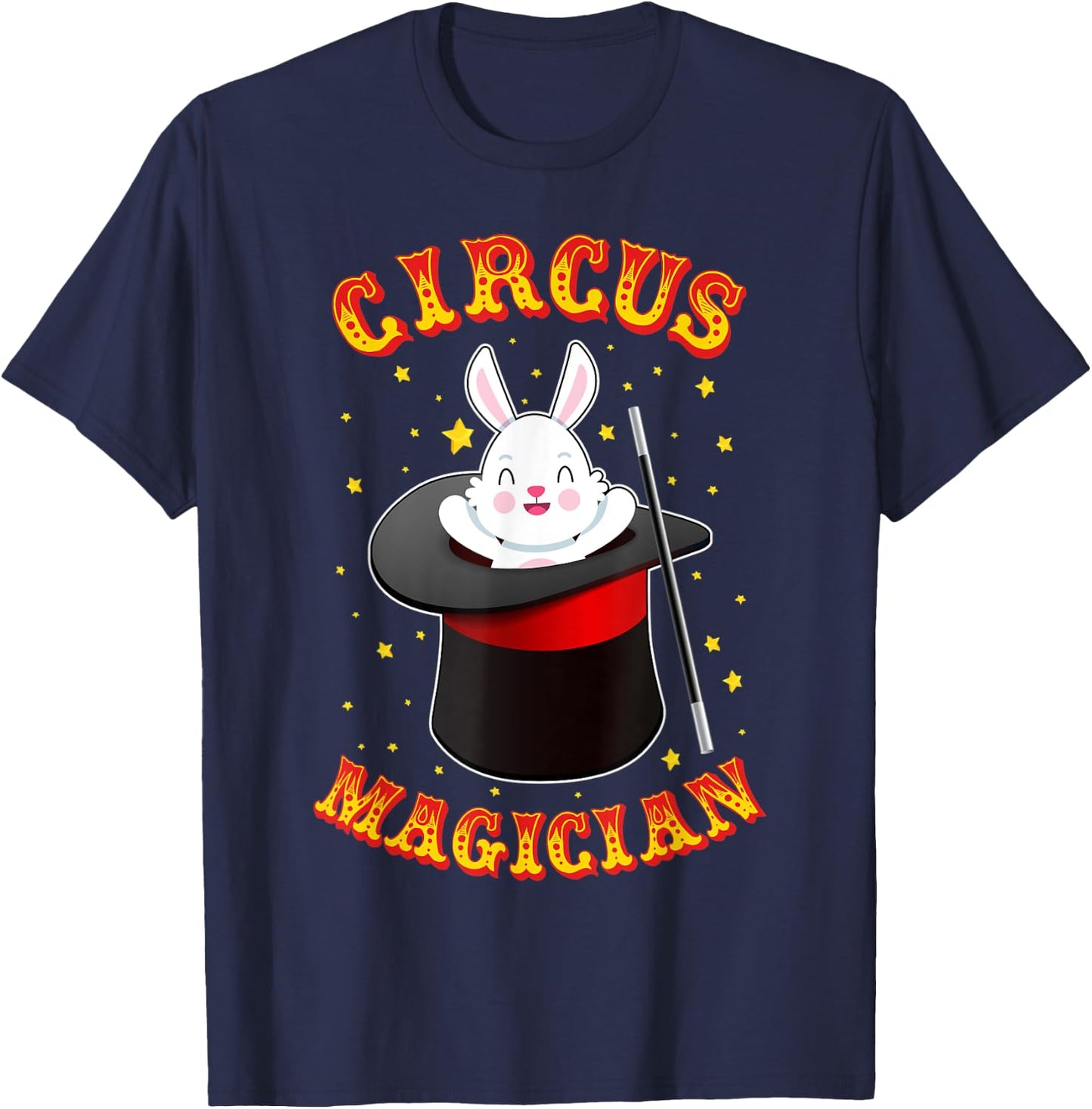 Circus Magician Costume - Circus Party Shirt - Circus T-Shirt - T-Shirt | Navy