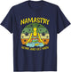 Namastay Home Get High Weed Yoga Yogi Funny Cannabis Gift T-Shirt - T-Shirt | Navy