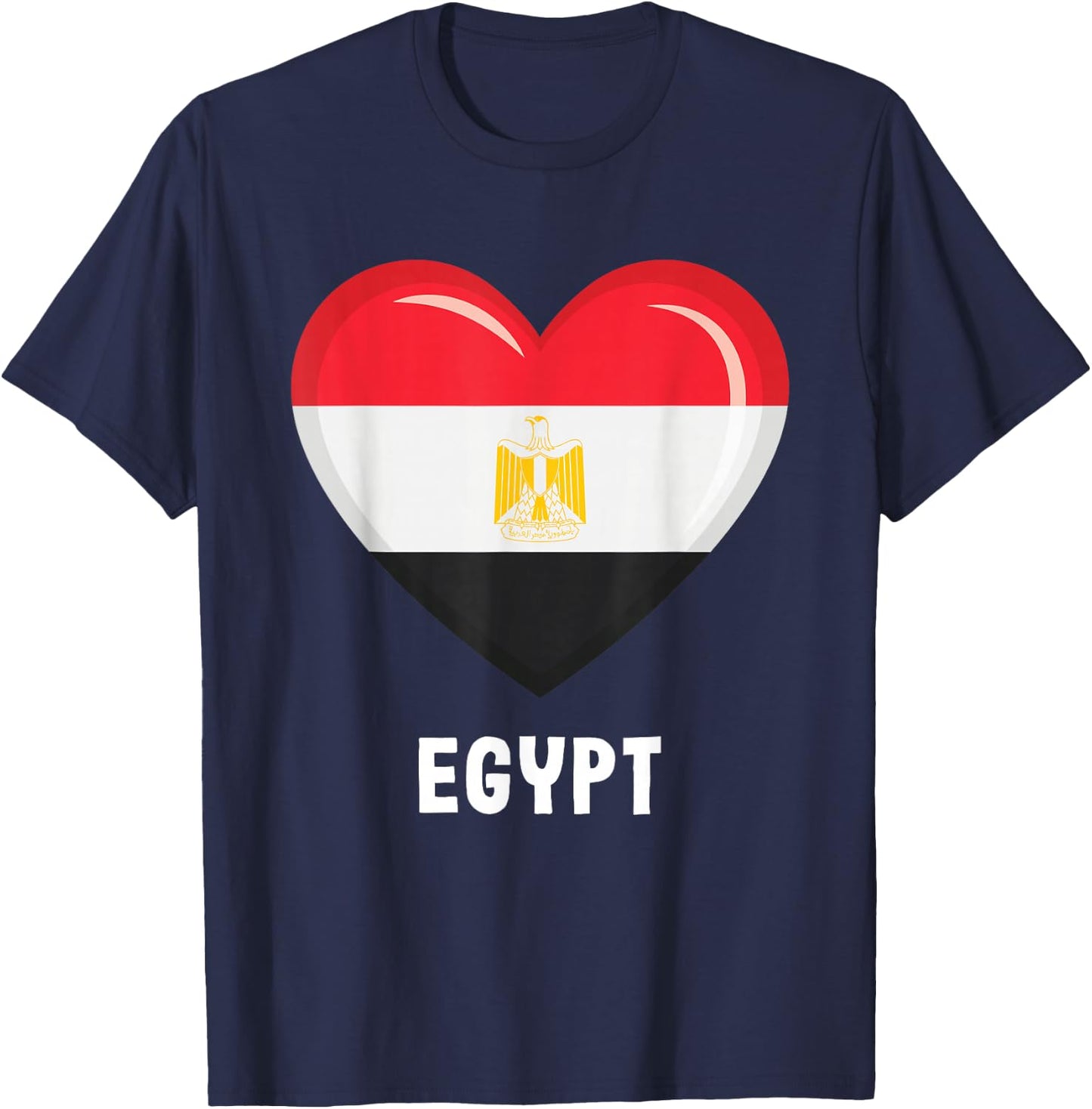 Egyptian Flag Shirt | Egyptian T-Shirt - T-Shirt | Navy