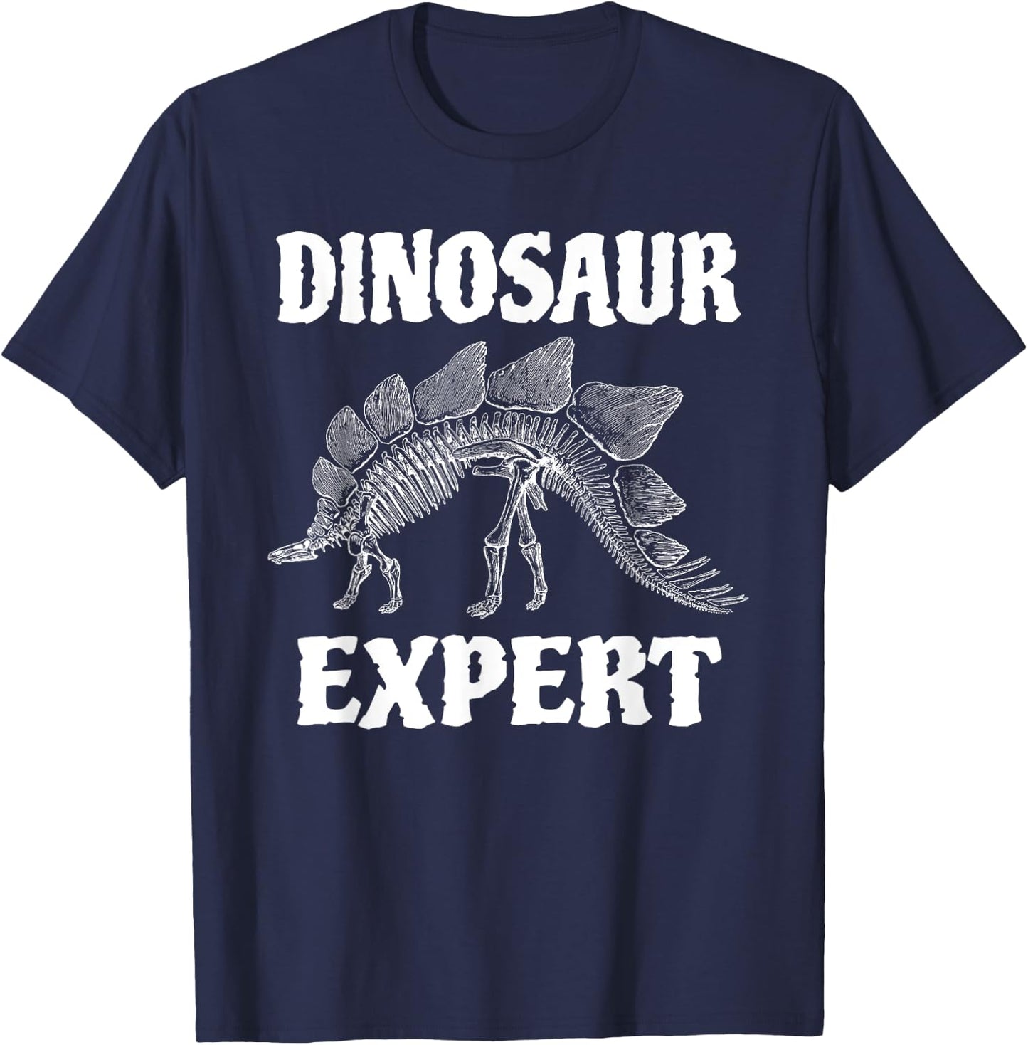 Dinosaurs Expert Paleontologist Fossil Hunter Skeleton T-Shirt - T-Shirt | Navy