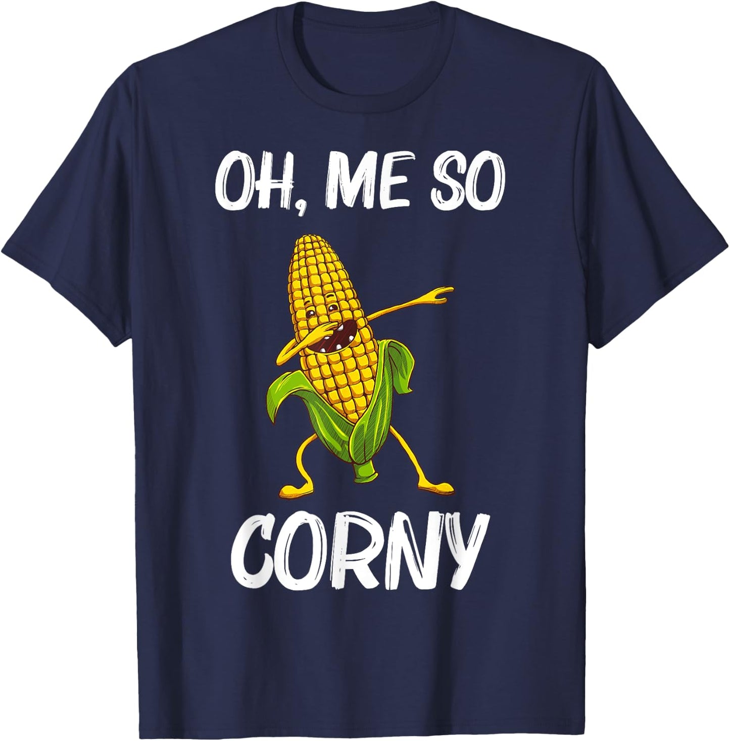 Funny Corn Gift Women Corn On The Cob Costume Farmer T-Shirt - T-Shirt | Navy