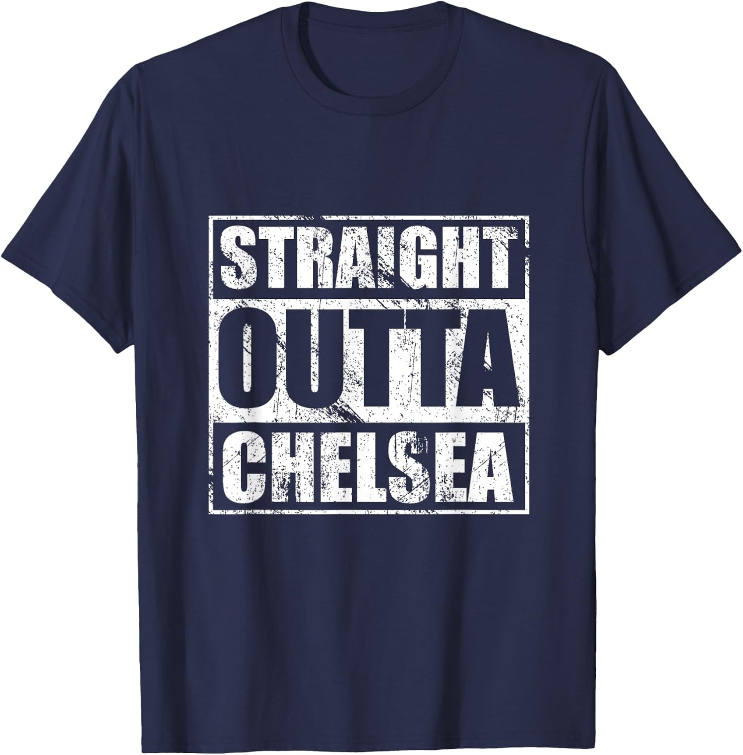 Straight Outta Chelsea NYC Pride New York City Manhattan T-Shirt - T-Shirt | Navy