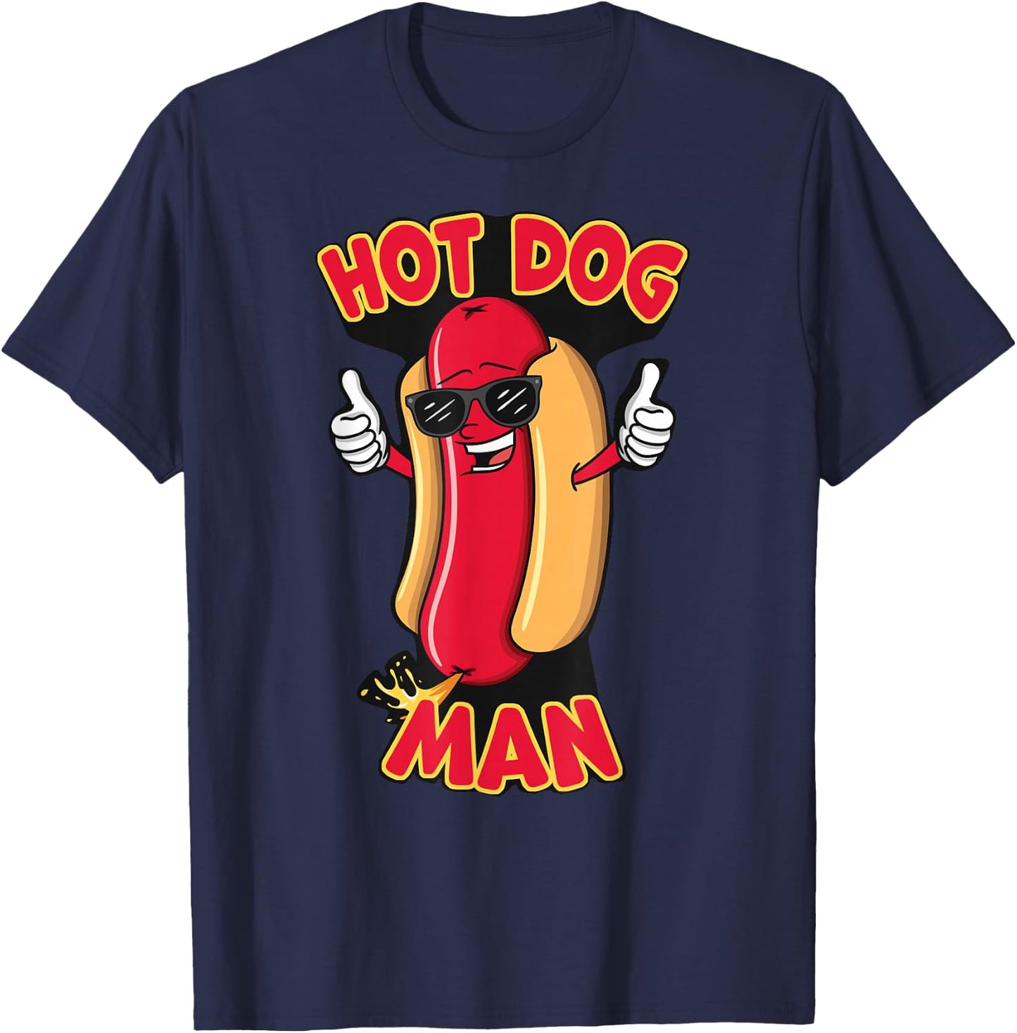 Funny Hot Dog Maker - Hot Dog Man T-Shirt - T-Shirt | Navy