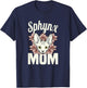 Sphinx Mom cat lover Sphynx hairless Mother breed naked cat Men Women T-Shirt - T-Shirt | Navy
