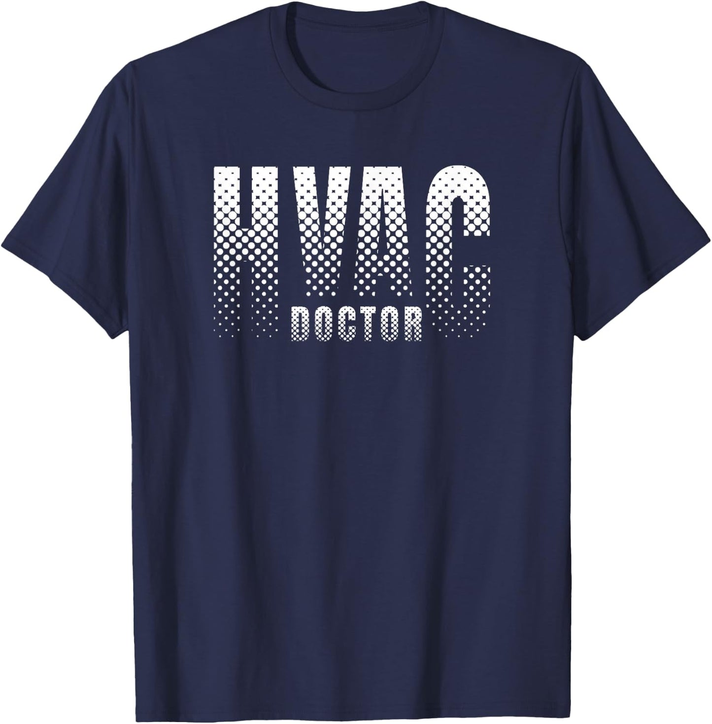 HVAC Refrigeration Technician Tech T-Shirt - T-Shirt | Navy
