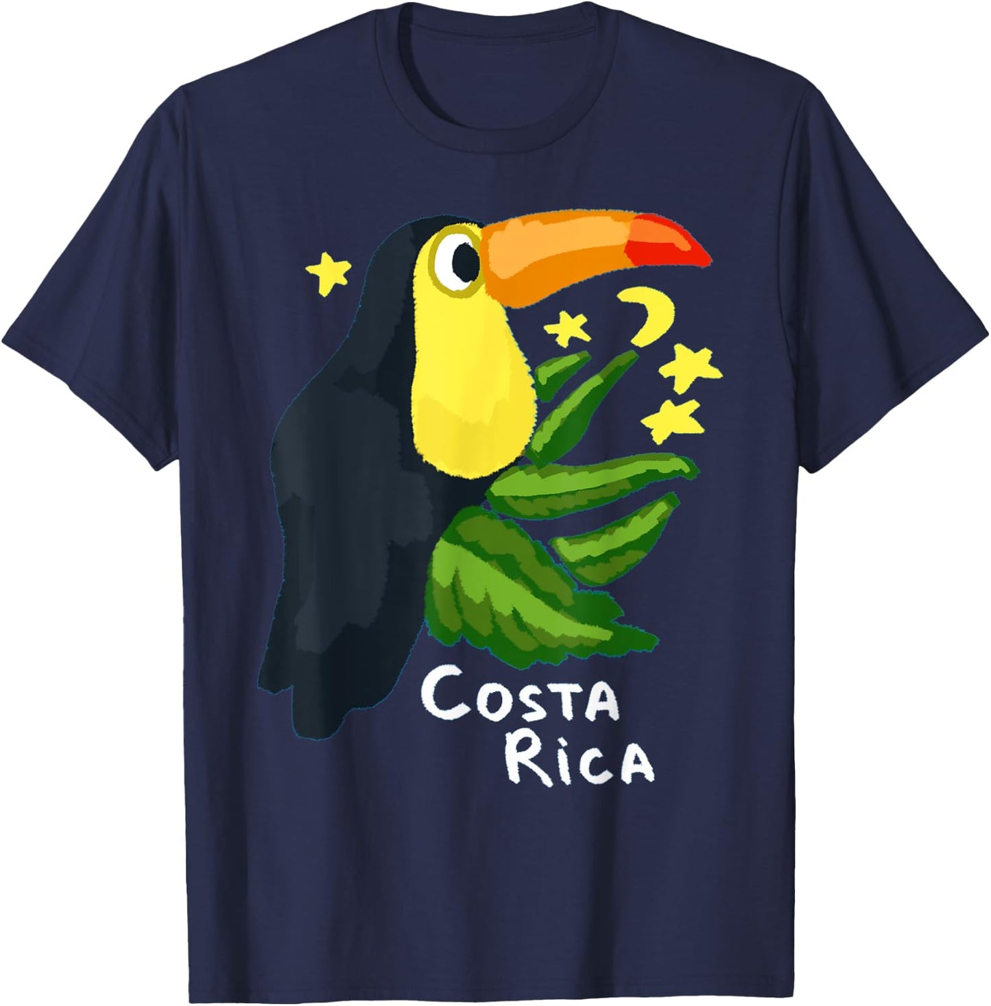Costa Rica Toucan Bird T-Shirt - T-Shirt | Navy