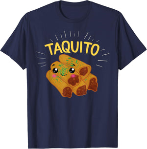 Taco And Taquito Matching Mommy Daddy And Me Mexican New Mom T-Shirt - T-Shirt | Navy