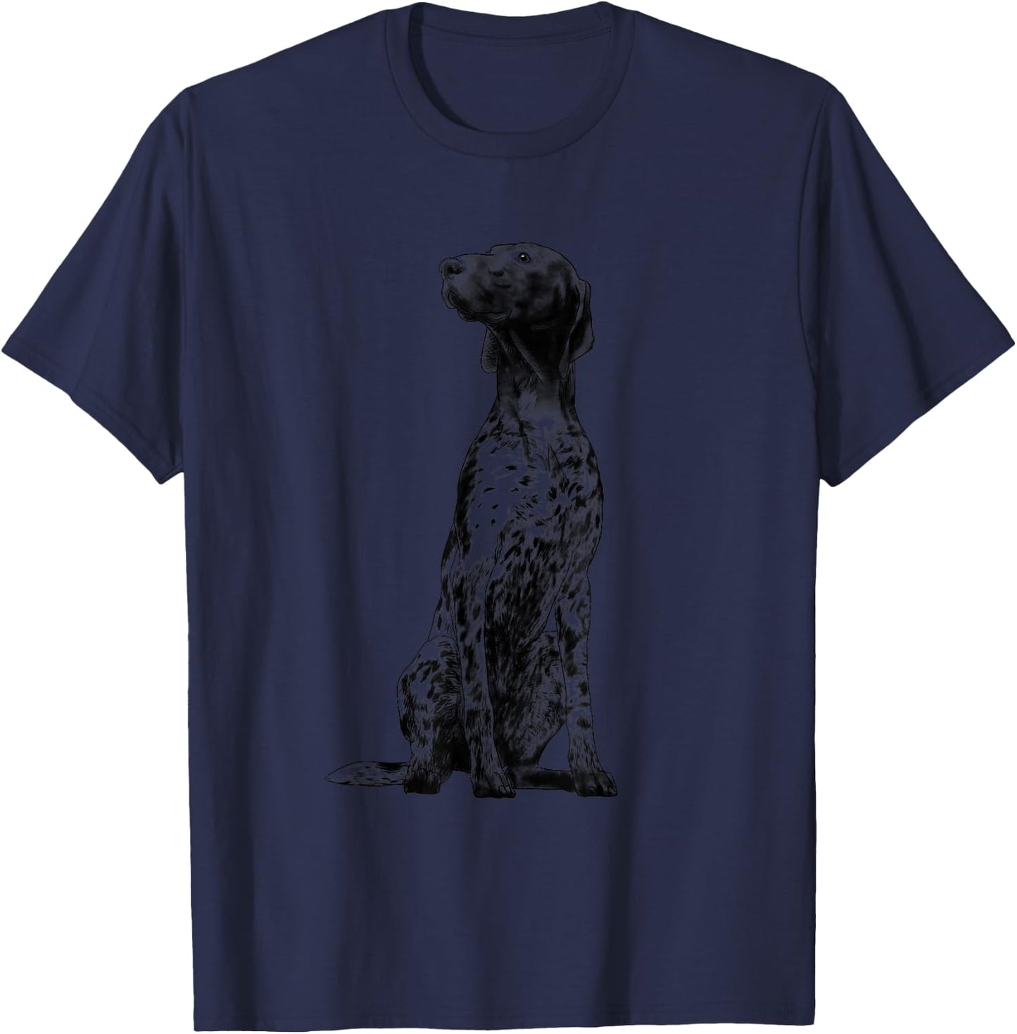 Dog German Shorthaired Pointer T-Shirt - T-Shirt | Navy