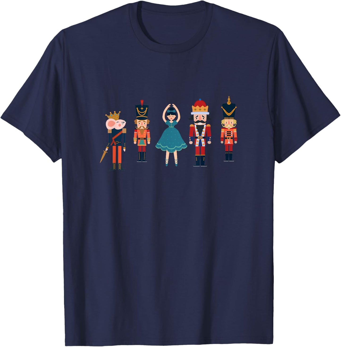Christmas Nutcracker Ballet T-Shirt - T-Shirt | Navy