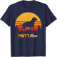 Mutt Mama Vintage Retro Dog Women's Gift T-Shirt - T-Shirt | Navy