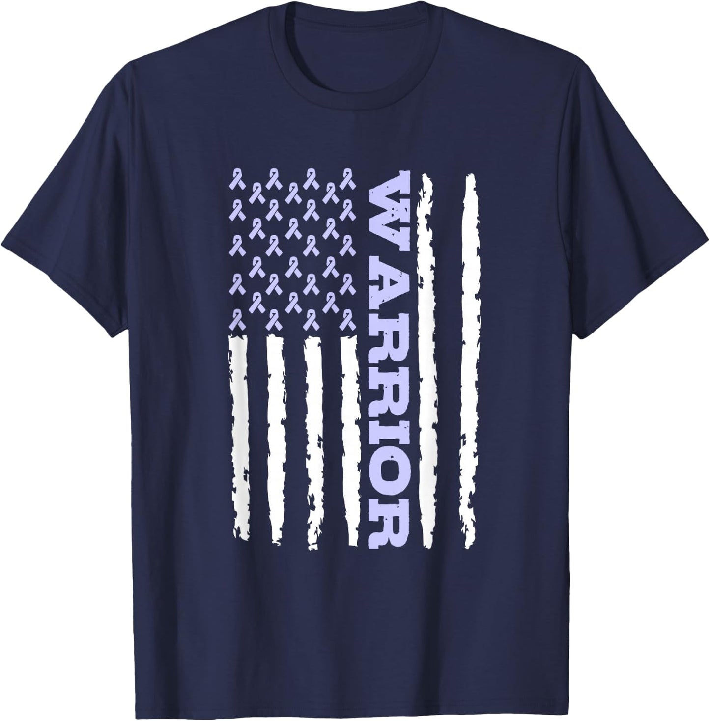 Esophageal Cancer Awareness T-Shirt - T-Shirt | Navy