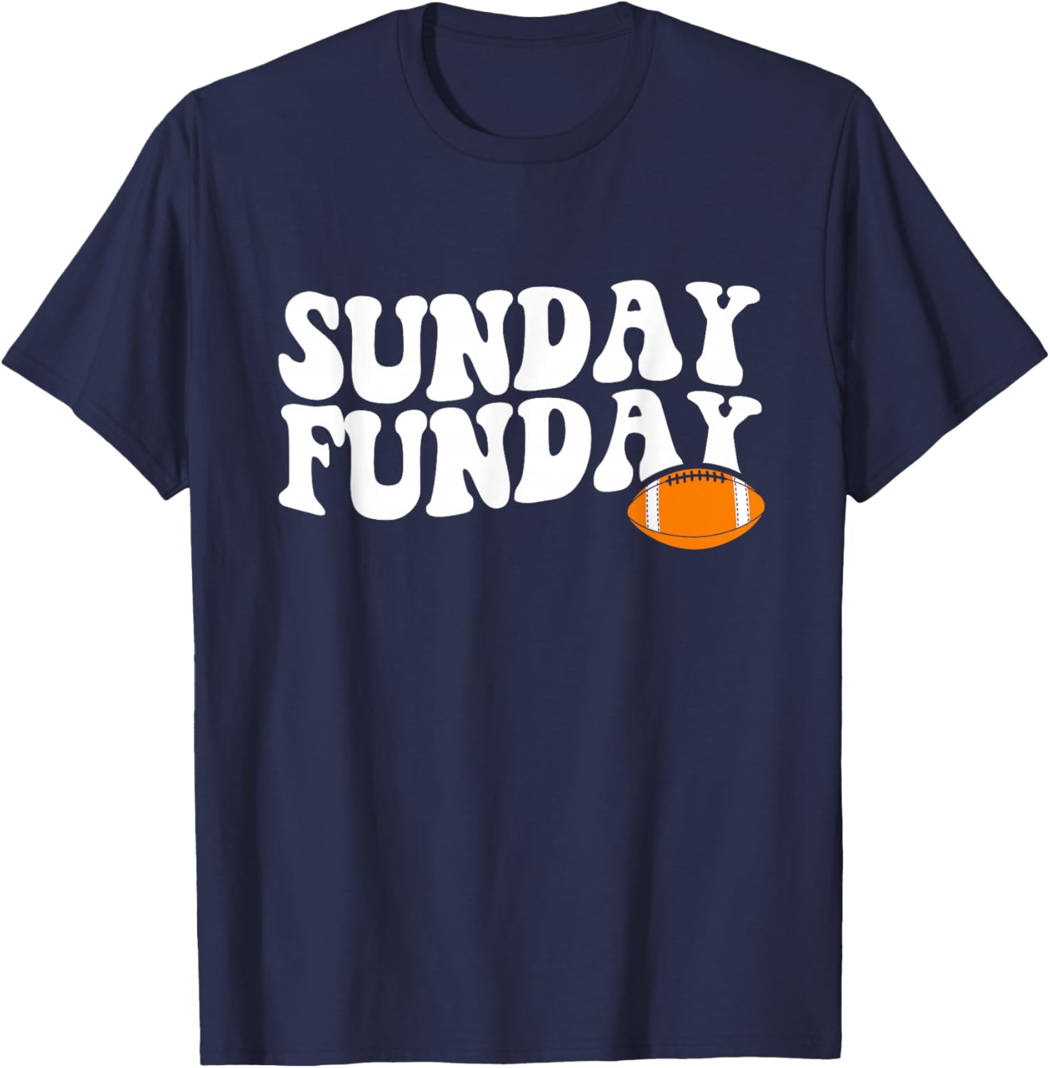 Sunday Funday Football T-Shirt - T-Shirt | Navy