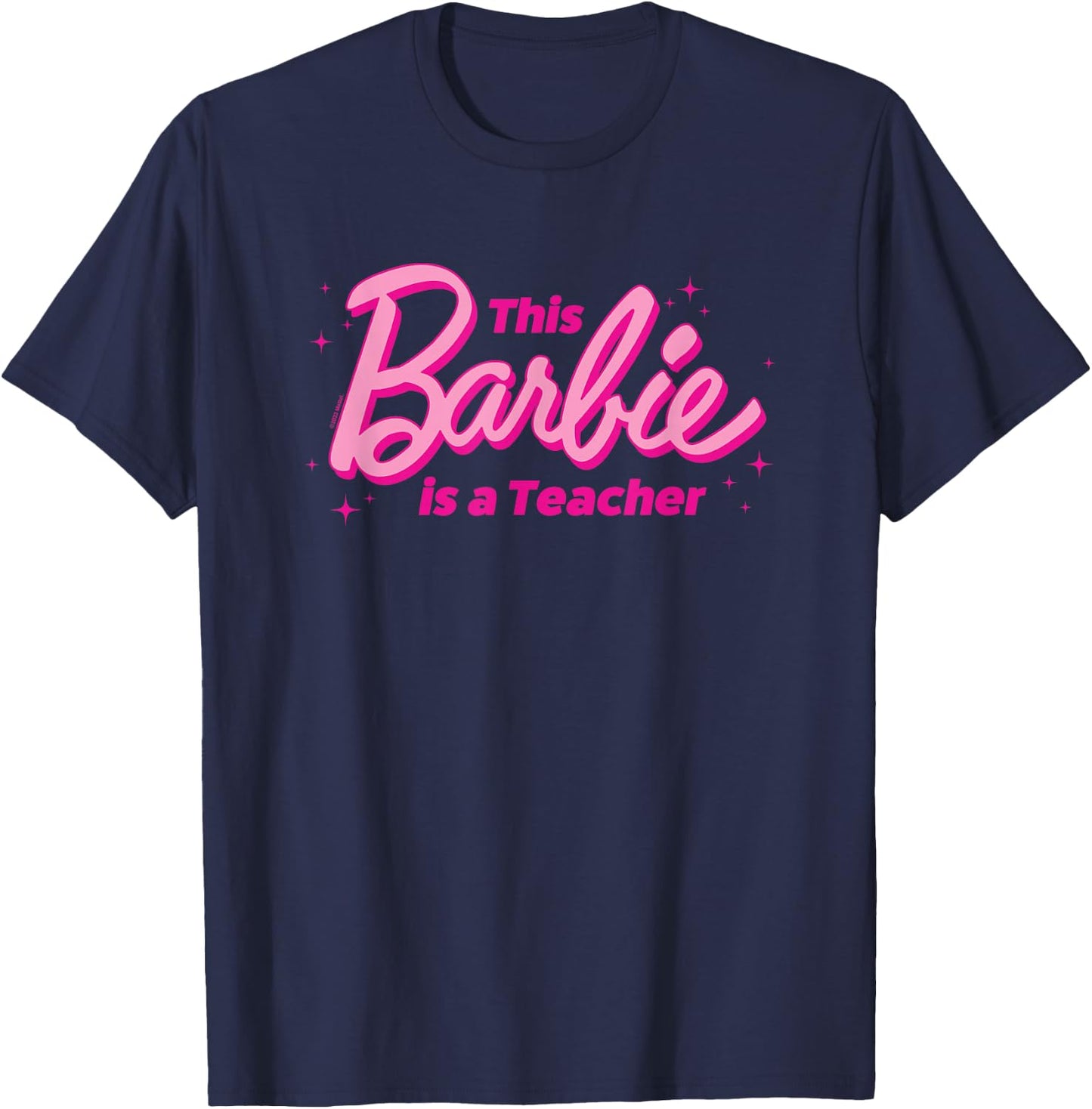 Barbie - This Barbie is A Teacher T-Shirt - T-Shirt | Navy